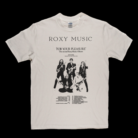 Roxy Music For Your Pleasure Poster T-Shirt