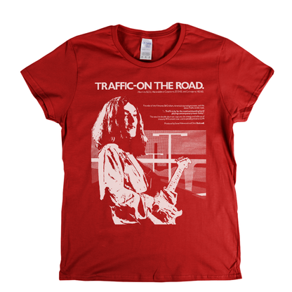 Traffic On The Road Advert Womens T-Shirt