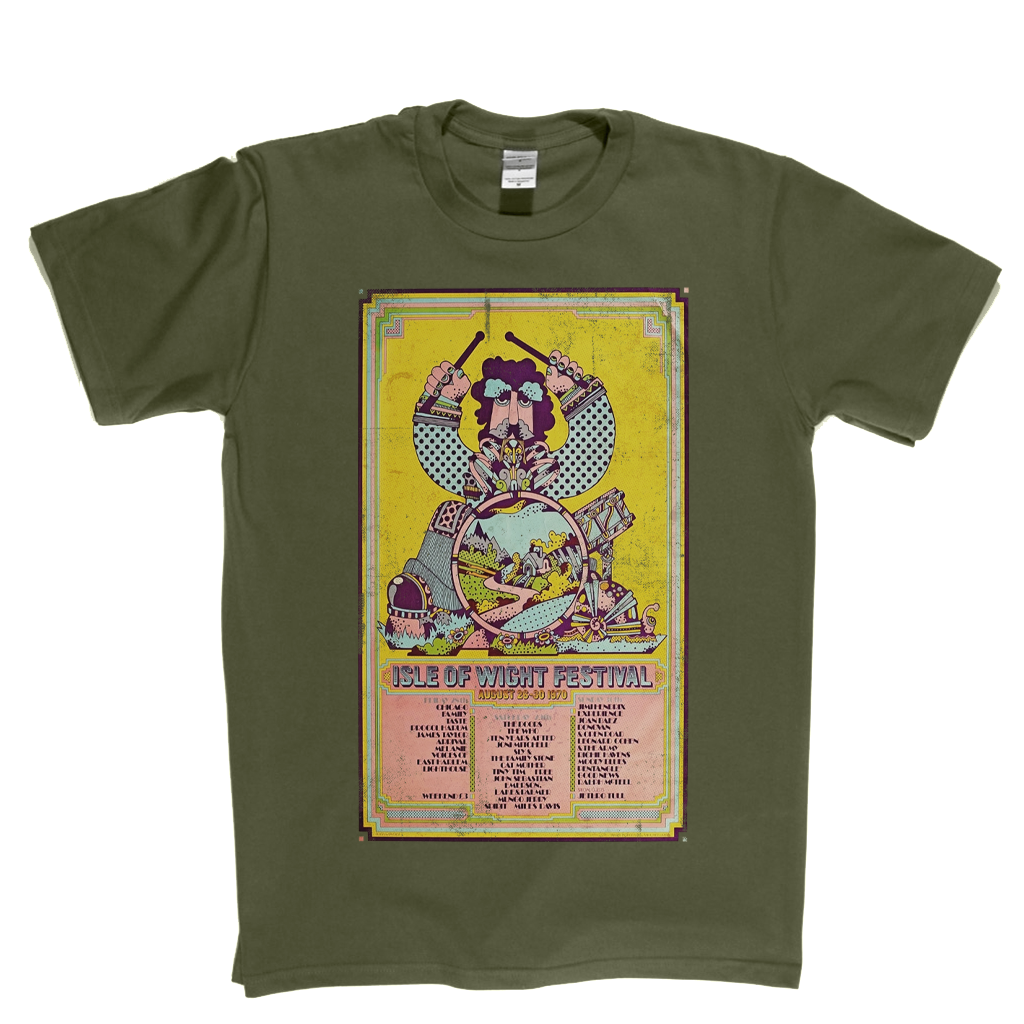Isle Of Wight Festival Poster 1970 T Shirt
