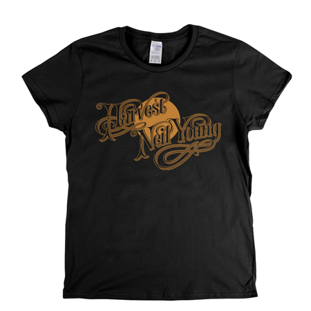 Neil Young Harvest Album Womens T-Shirt