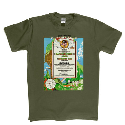Watkins Glen Summer Jam Poster T-Shirt