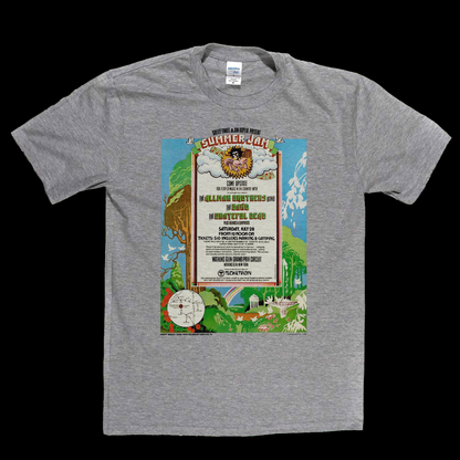 Watkins Glen Summer Jam Poster T-Shirt
