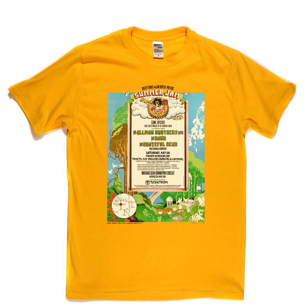 Watkins Glen Summer Jam Poster T-Shirt