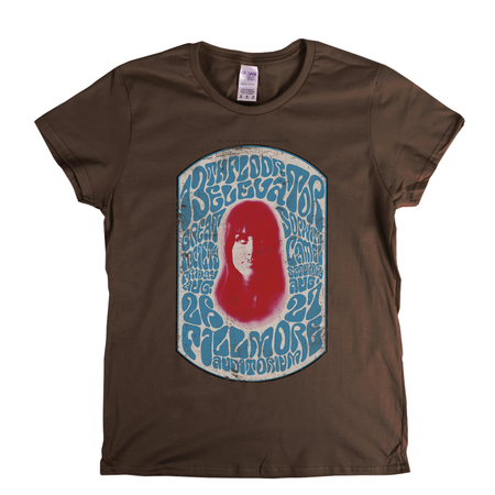 Grace Slick Fillmore Poster Womens T-Shirt