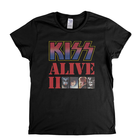 Kiss Alive II Womens T-Shirt