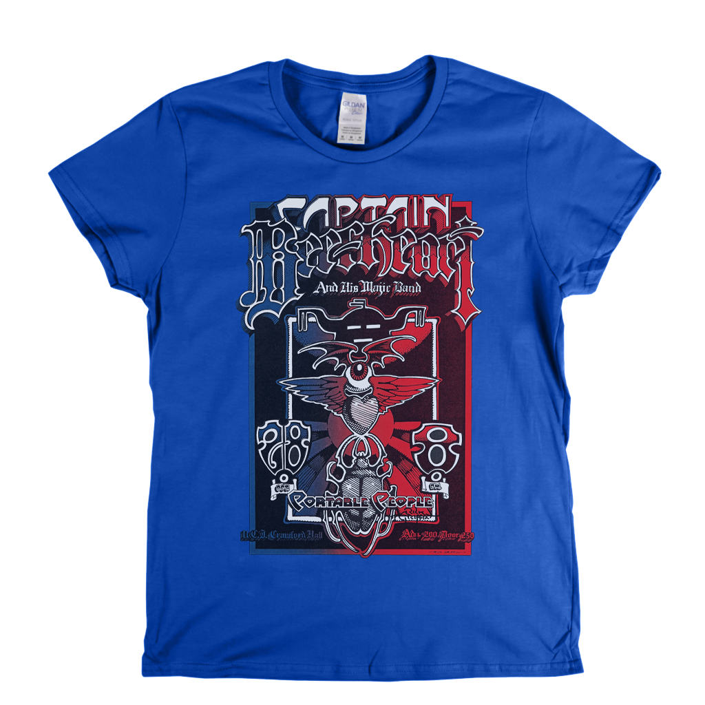 Captain Beefheart Portable People Poster Womens T-Shirt
