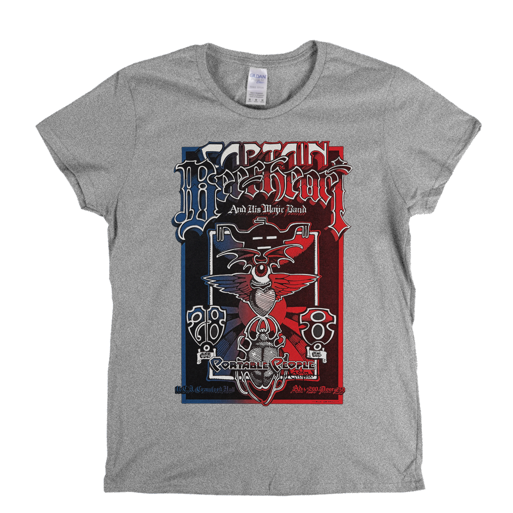 Captain Beefheart Portable People Poster Womens T-Shirt