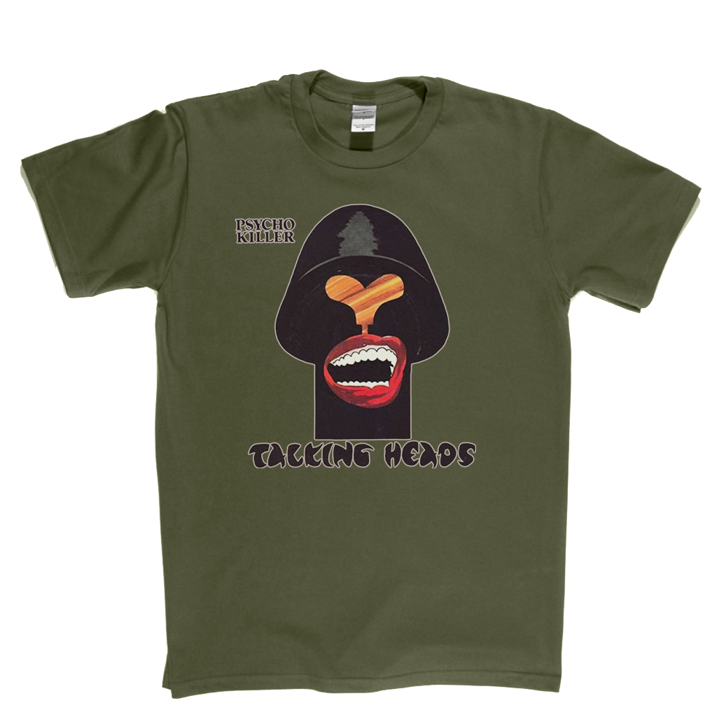 Talking Heads Psycho Killer Poster T-Shirt