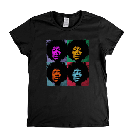 Hendrix Pop Art Womens T-Shirt