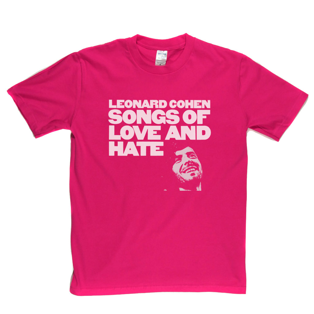 Leonard cohen t shirt deals