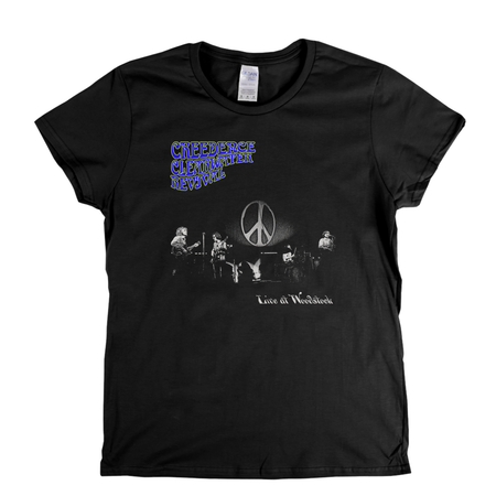 Creedence Clearwater Revival Live At Woodstock Womens T-Shirt