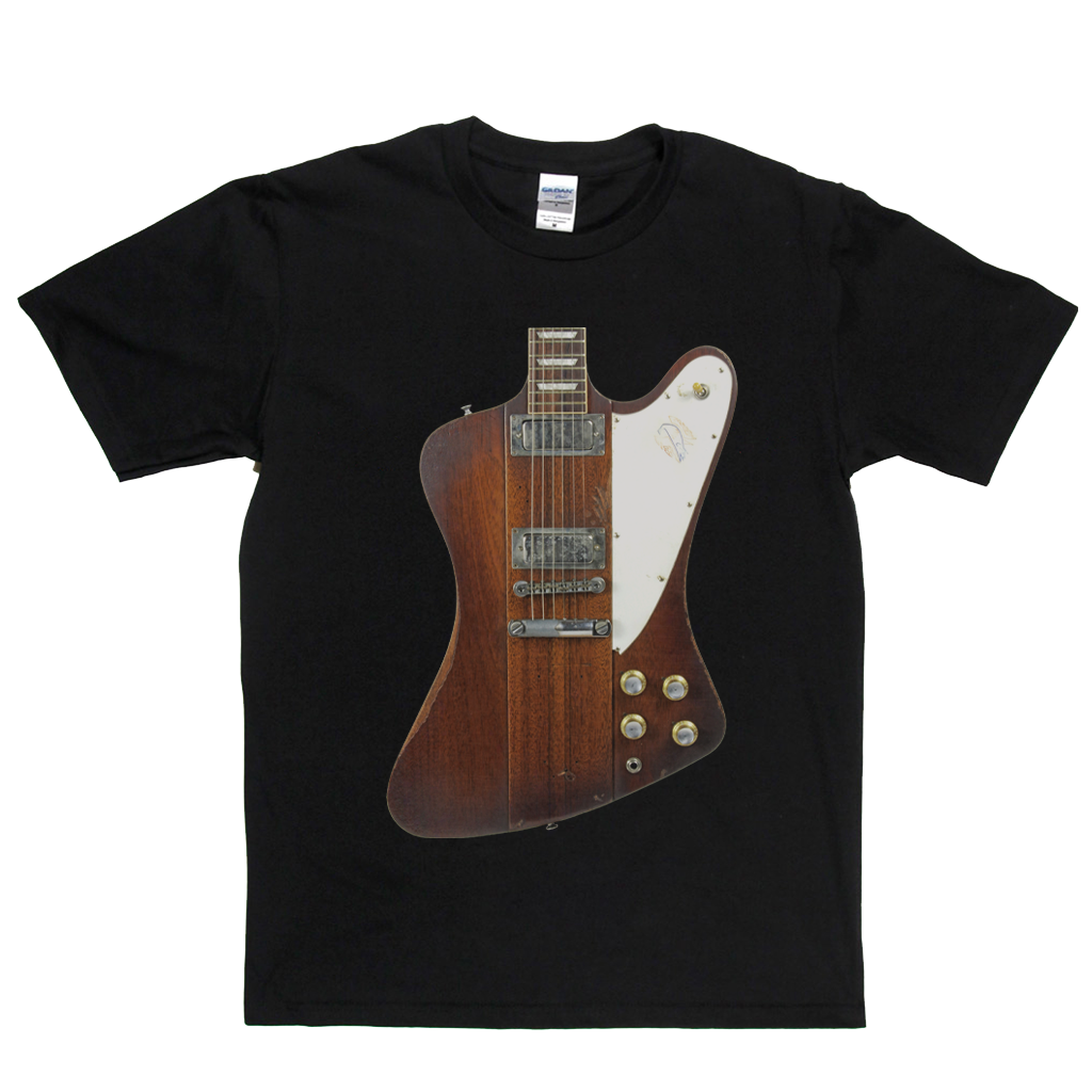 Johnny Winter Firebird Guitar T-Shirt