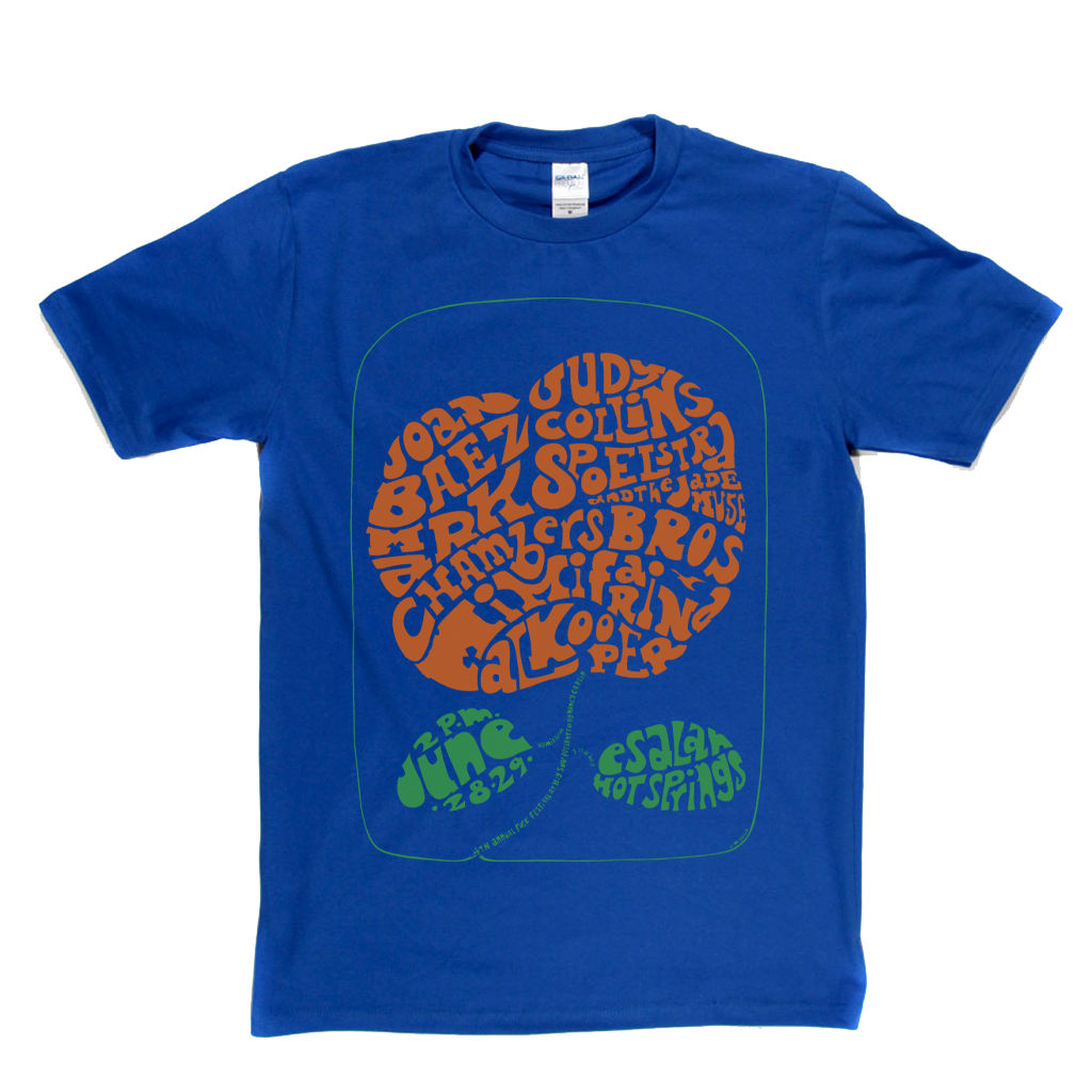 Joan Baez Folk Festival Poster T-Shirt