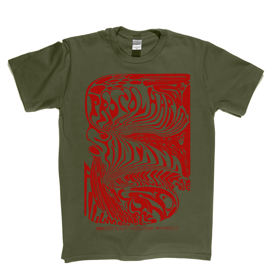 Procol Harum Santana Fillmore West Poster T-Shirt