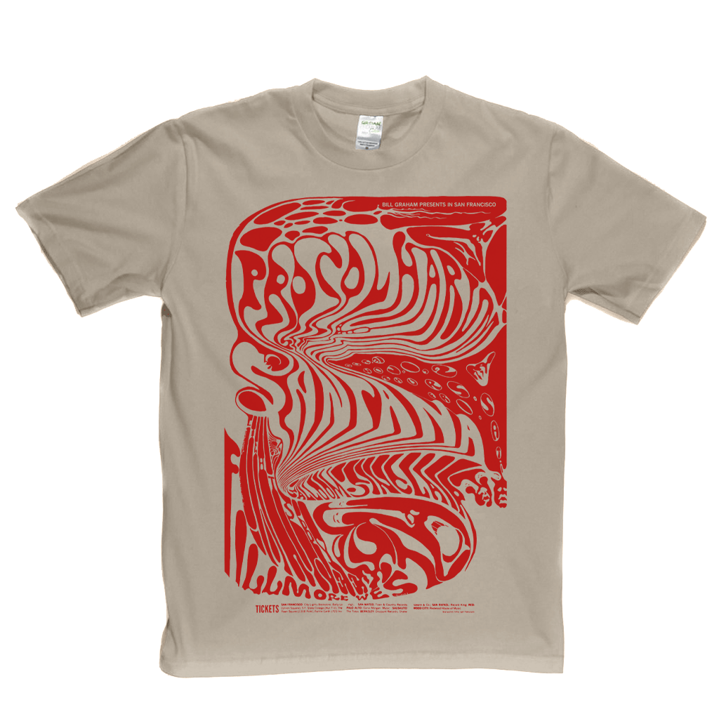 Procol Harum Santana Fillmore West Poster T-Shirt