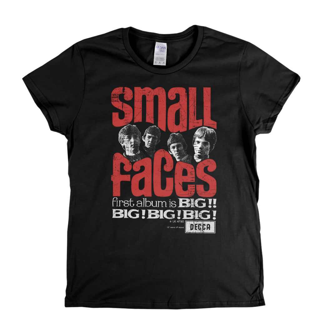Small Faces Big Big Big Big Poster Womens T-Shirt