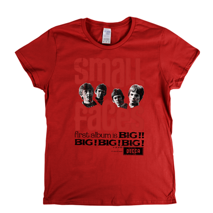 Small Faces Big Big Big Big Poster Womens T-Shirt