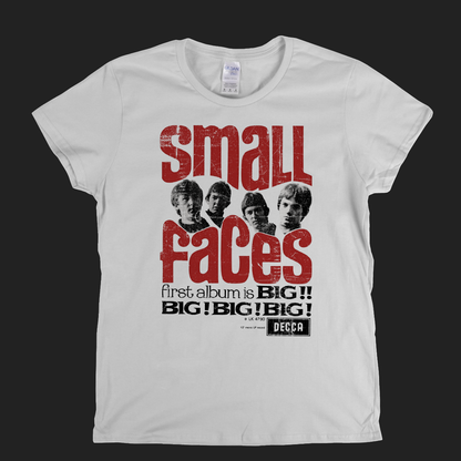 Small Faces Big Big Big Big Poster Womens T-Shirt
