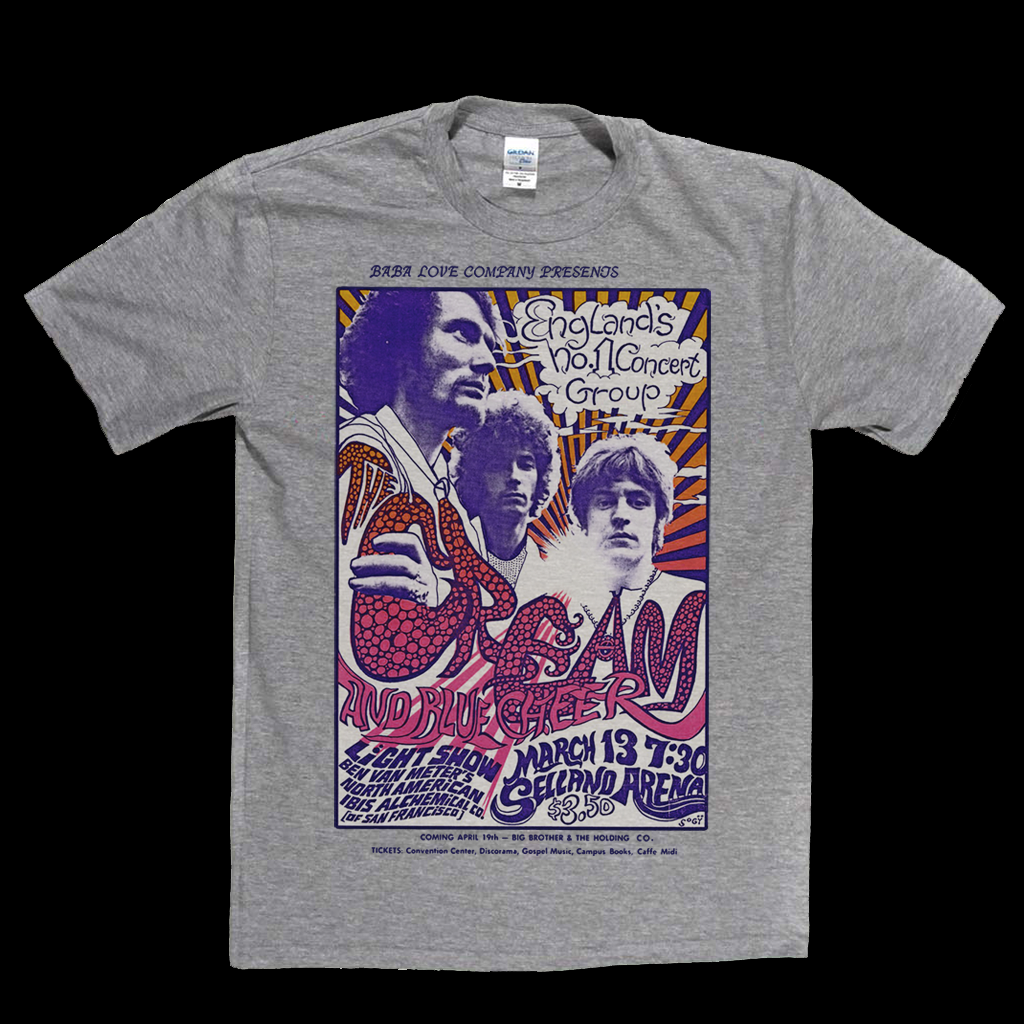 Cream And Blue Cheer Poster T-Shirt