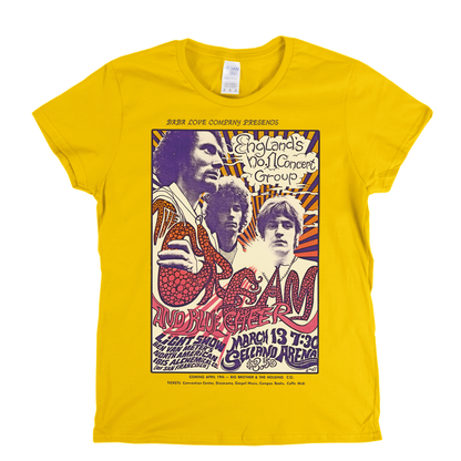 Cream And Blue Cheer Poster Womens T-Shirt