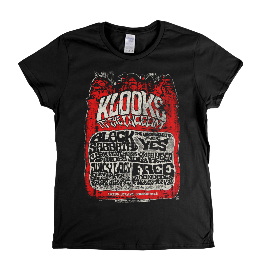 Klooks Live At The Lyceum Womens T-Shirt