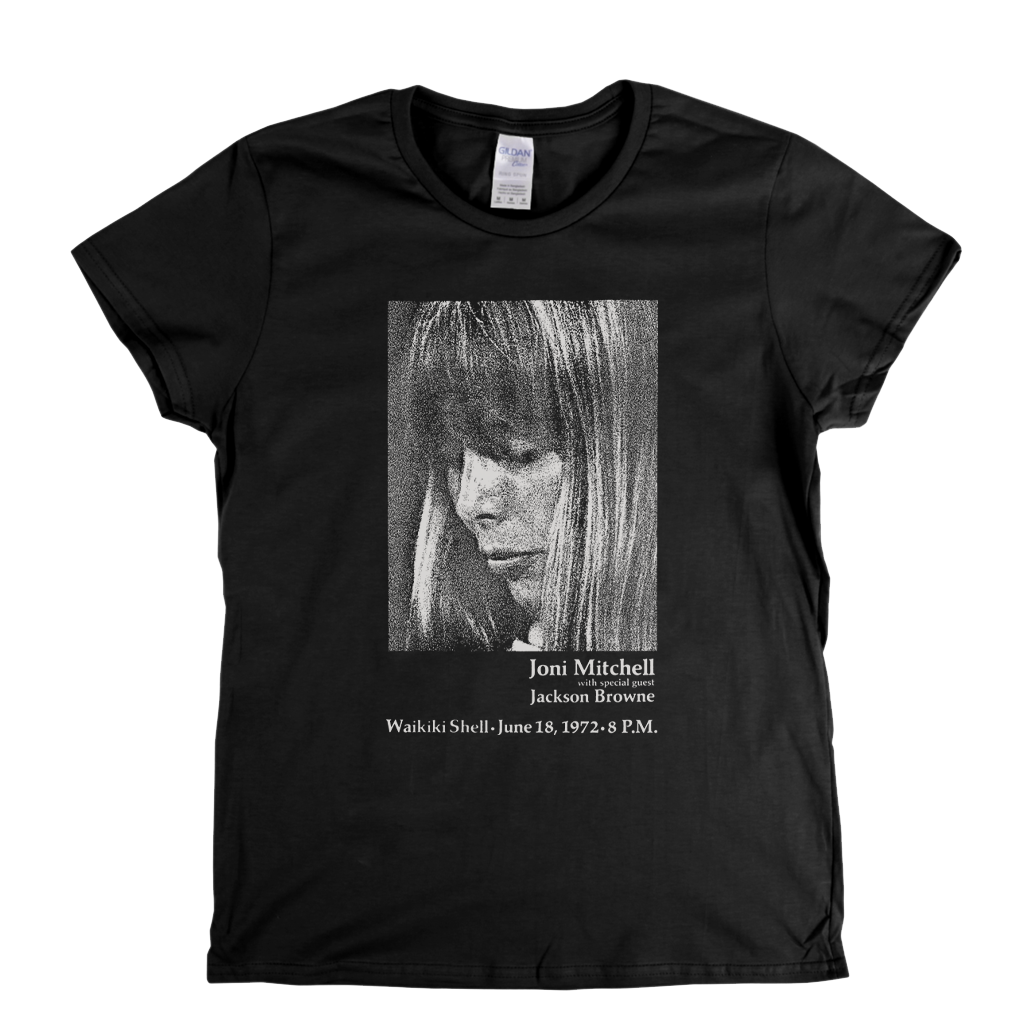 Joni Mitchell Poster Womens T-Shirt