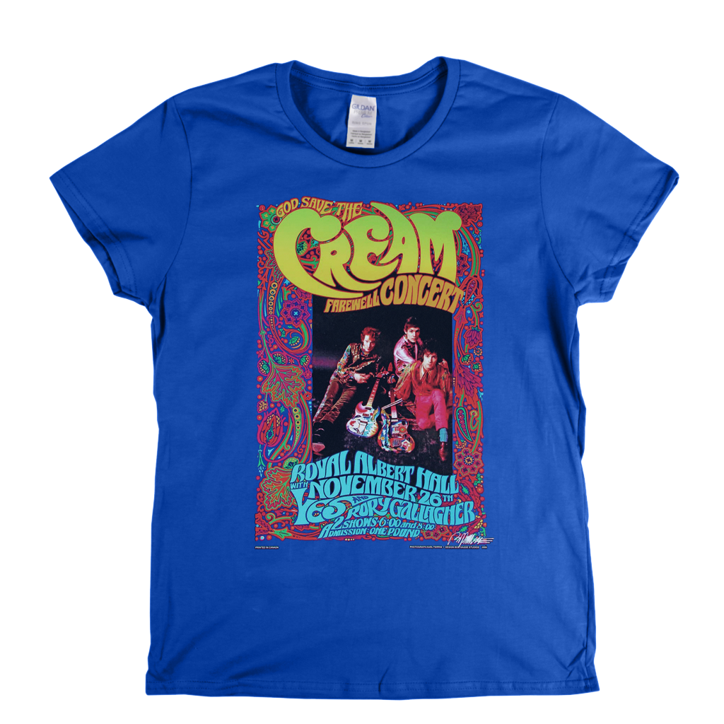 Cream Farewell Poster Womens T-Shirt