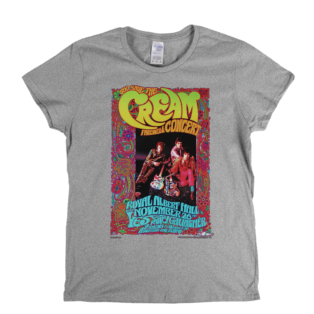 Cream Farewell Poster Womens T-Shirt