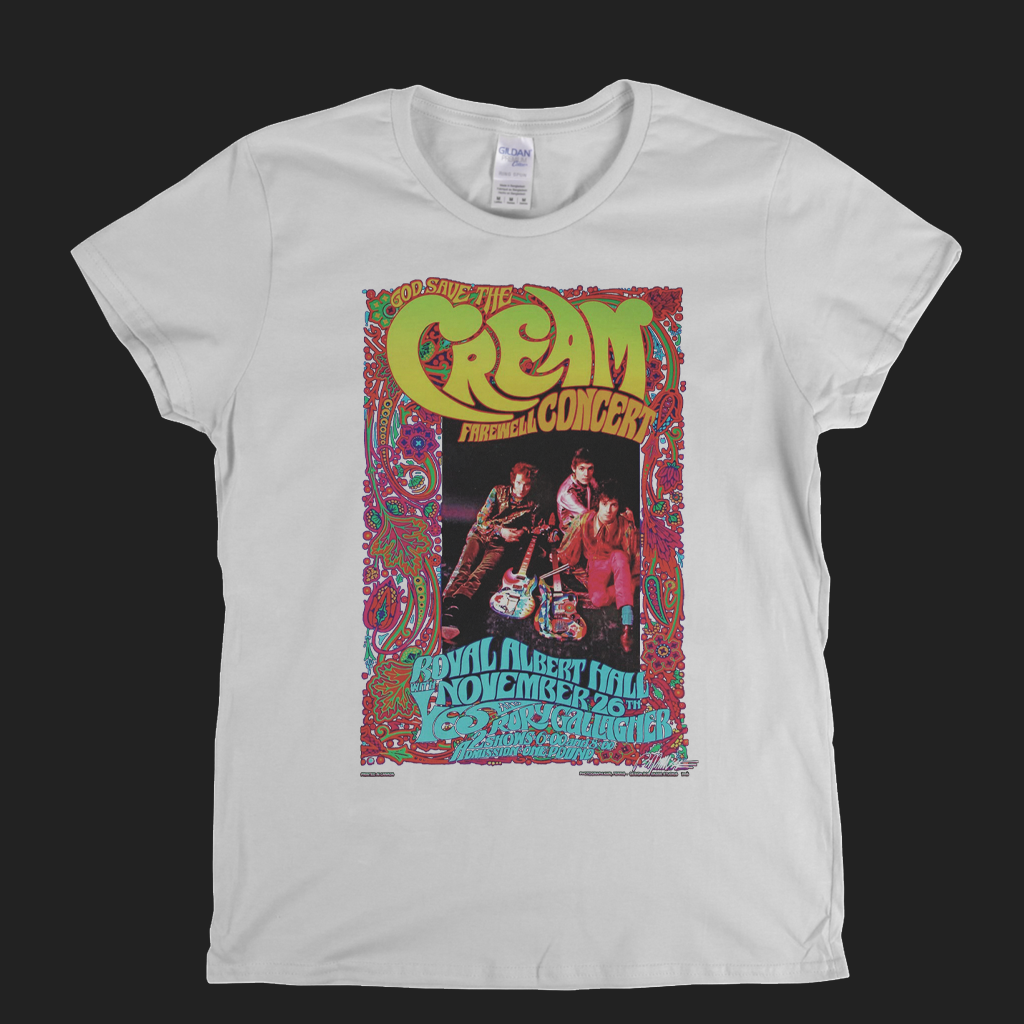 Cream Farewell Poster Womens T-Shirt