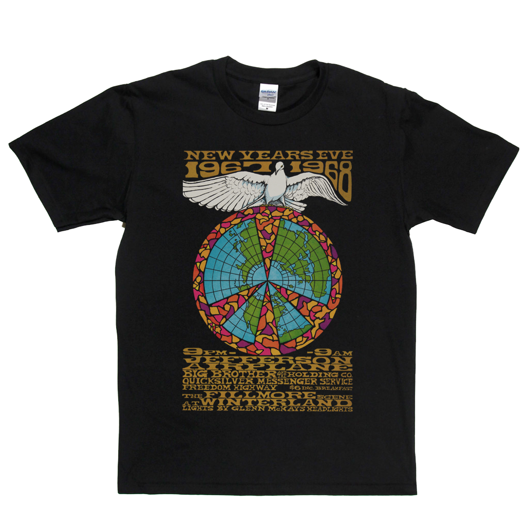 Fillmore New Years Eve 67 68 Poster T-Shirt