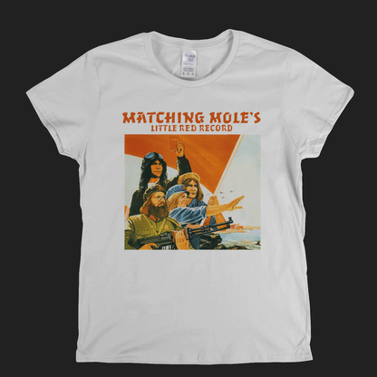 Matching Moles Little Red Record Womens T-Shirt