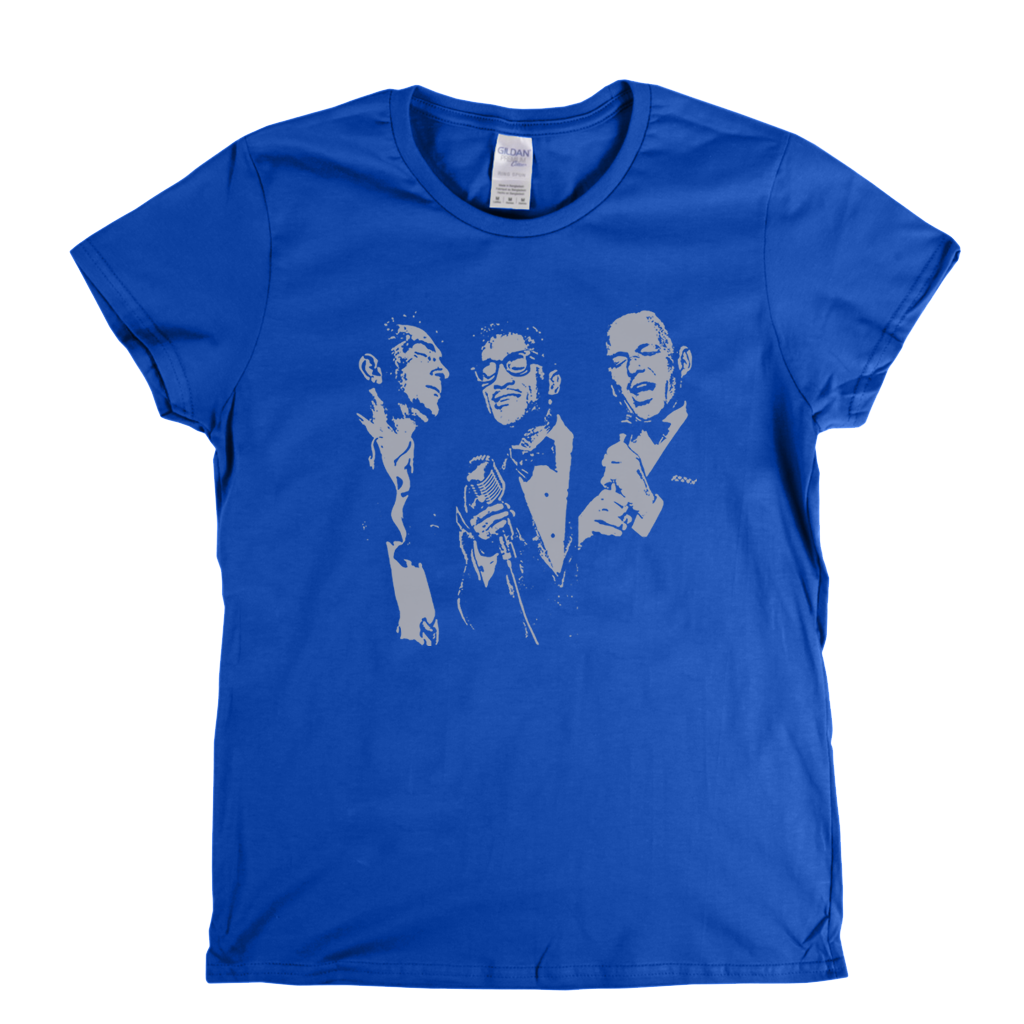 The Rat Pack Sammy Frank And Dean Womens T-Shirt