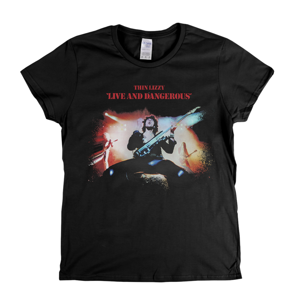 Thin Lizzy Live And Dangerous Womens T-Shirt