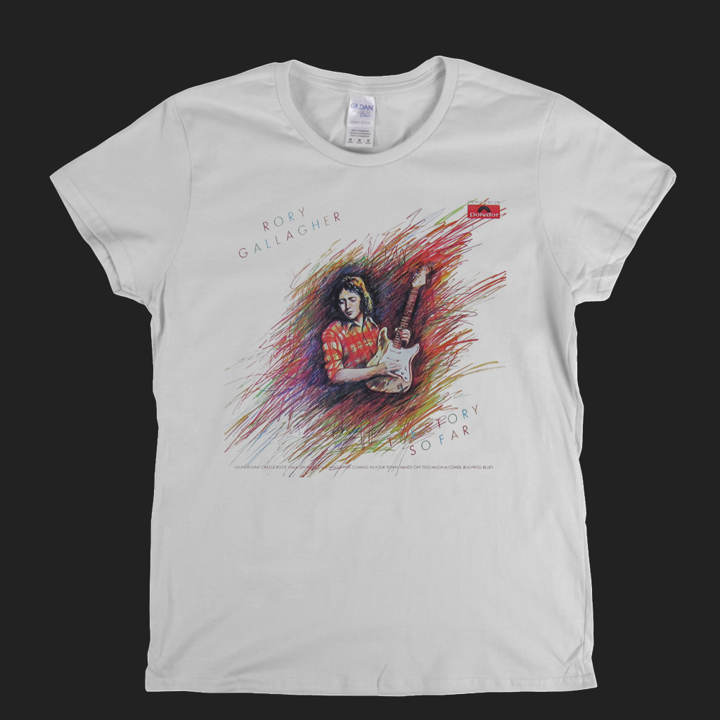 Rory Gallagher The Story So Far Womens T-Shirt
