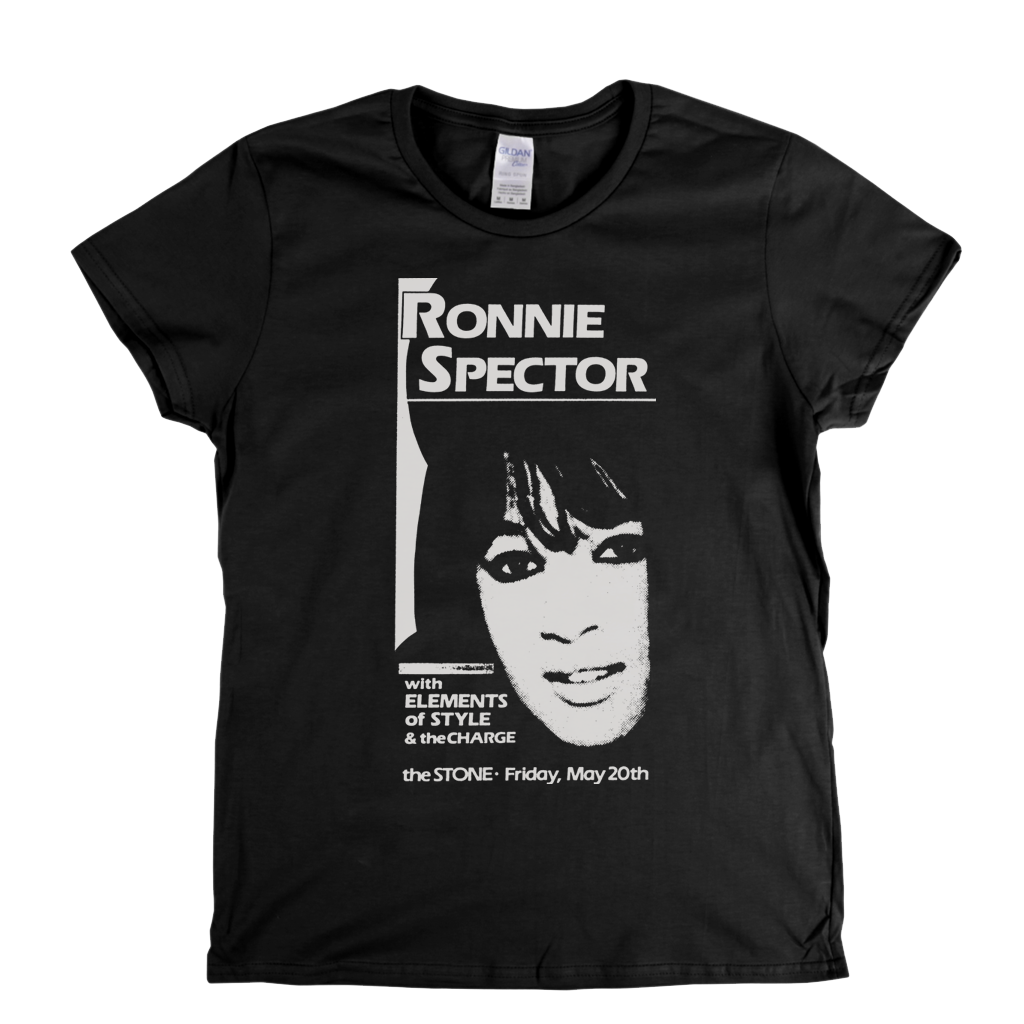 Ronnie Spector Poster Womens T-Shirt