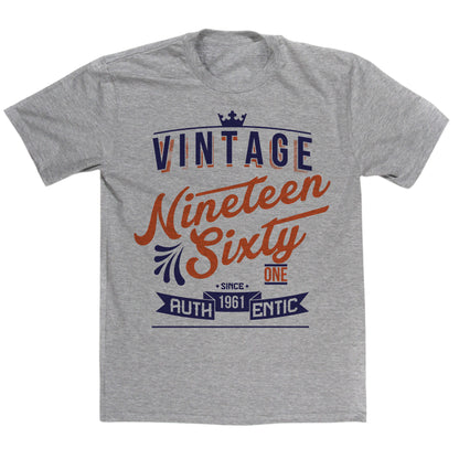 Vintage 1961 Year T Shirt