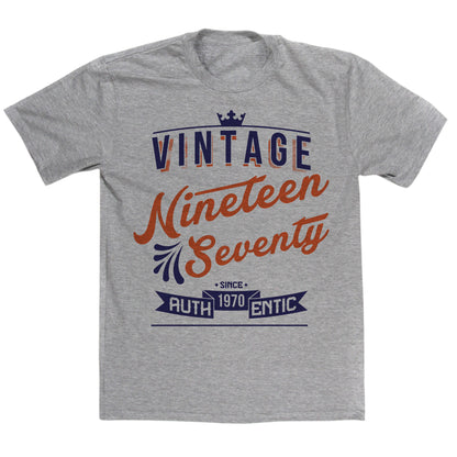 Vintage 1970 Year T Shirt