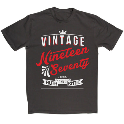 Vintage 1970 Year T Shirt