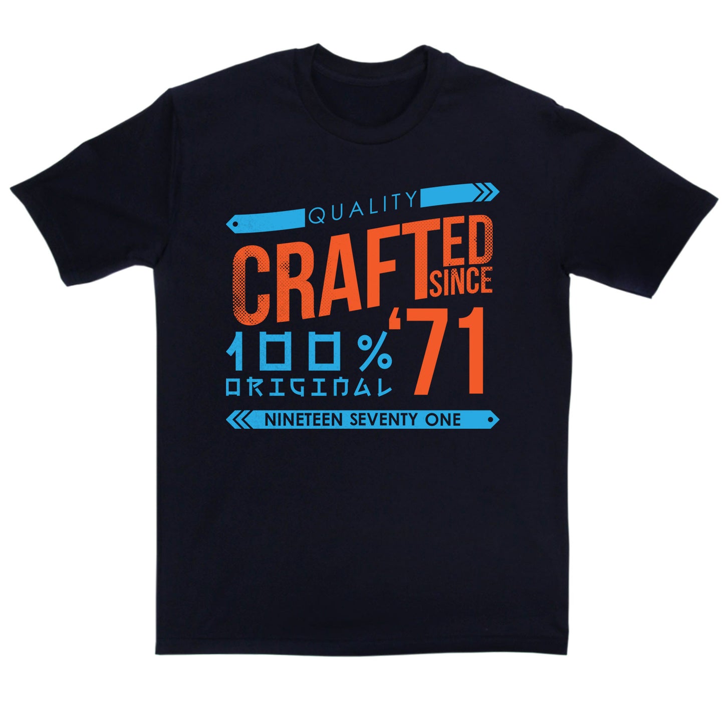Crafted in 1971 Year T Shirt