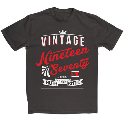 Vintage 1979 Year T Shirt