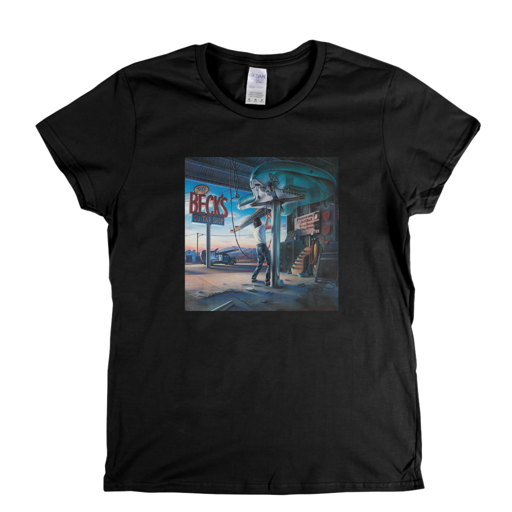 Jeff Becks Guitar Shop Womens T-Shirt
