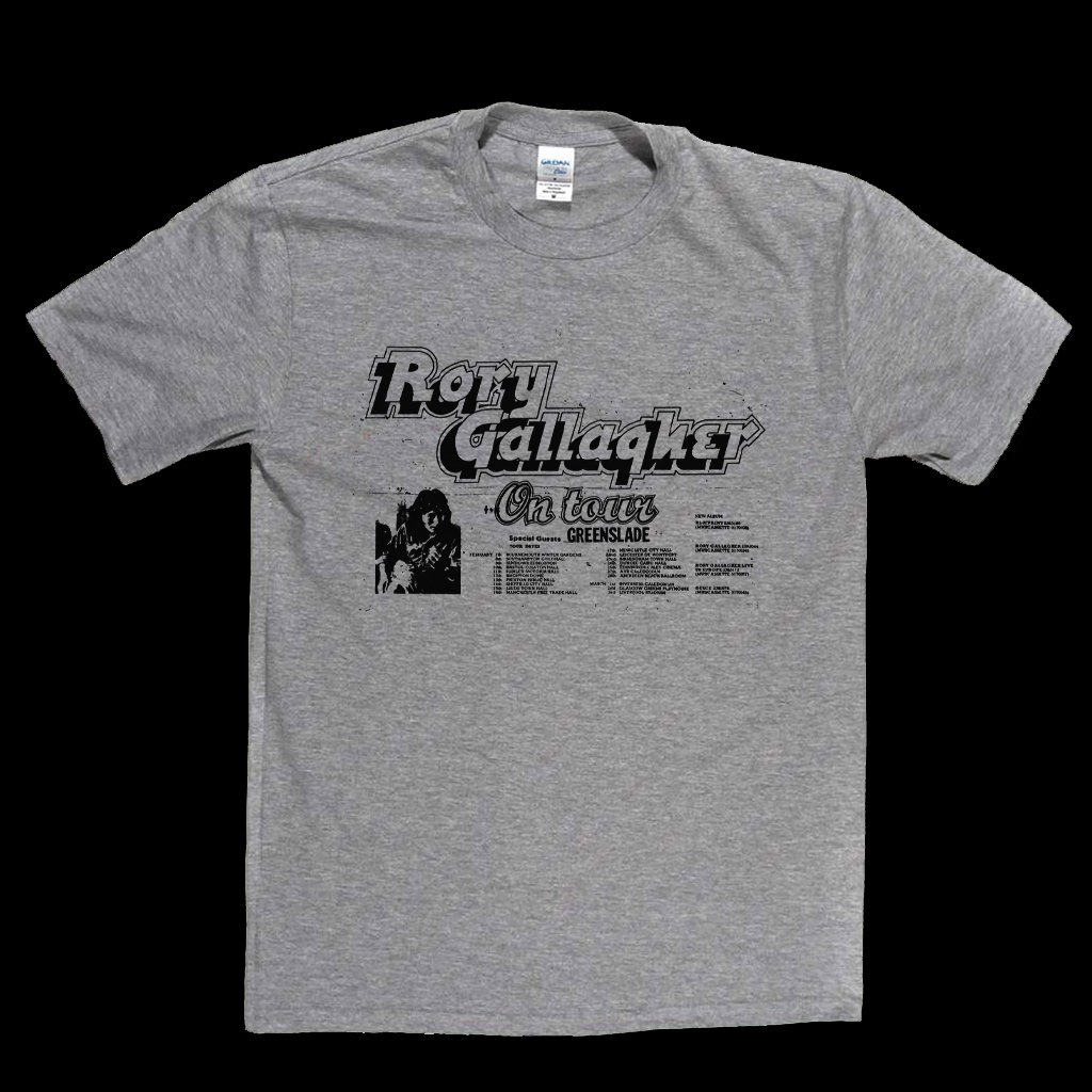 Rory Gallagher On Tour Poster T-Shirt