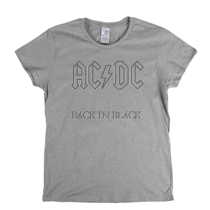 ACDC Back In Black Womens T-Shirt