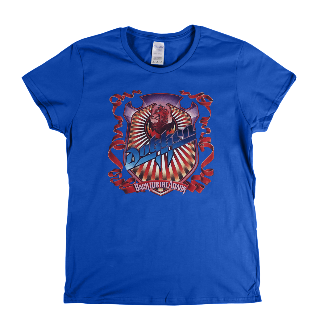 Dokken Back For The Attack Womens T Shirt