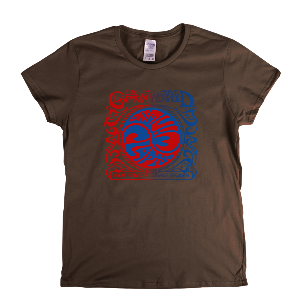 Eric Clapton Steve Winwood Live From Madison Square Garden Womens T-Shirt