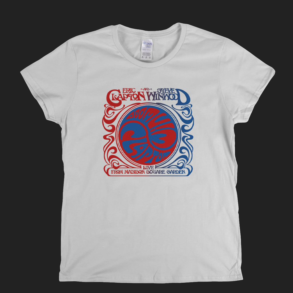 Eric Clapton Steve Winwood Live From Madison Square Garden Womens T-Shirt