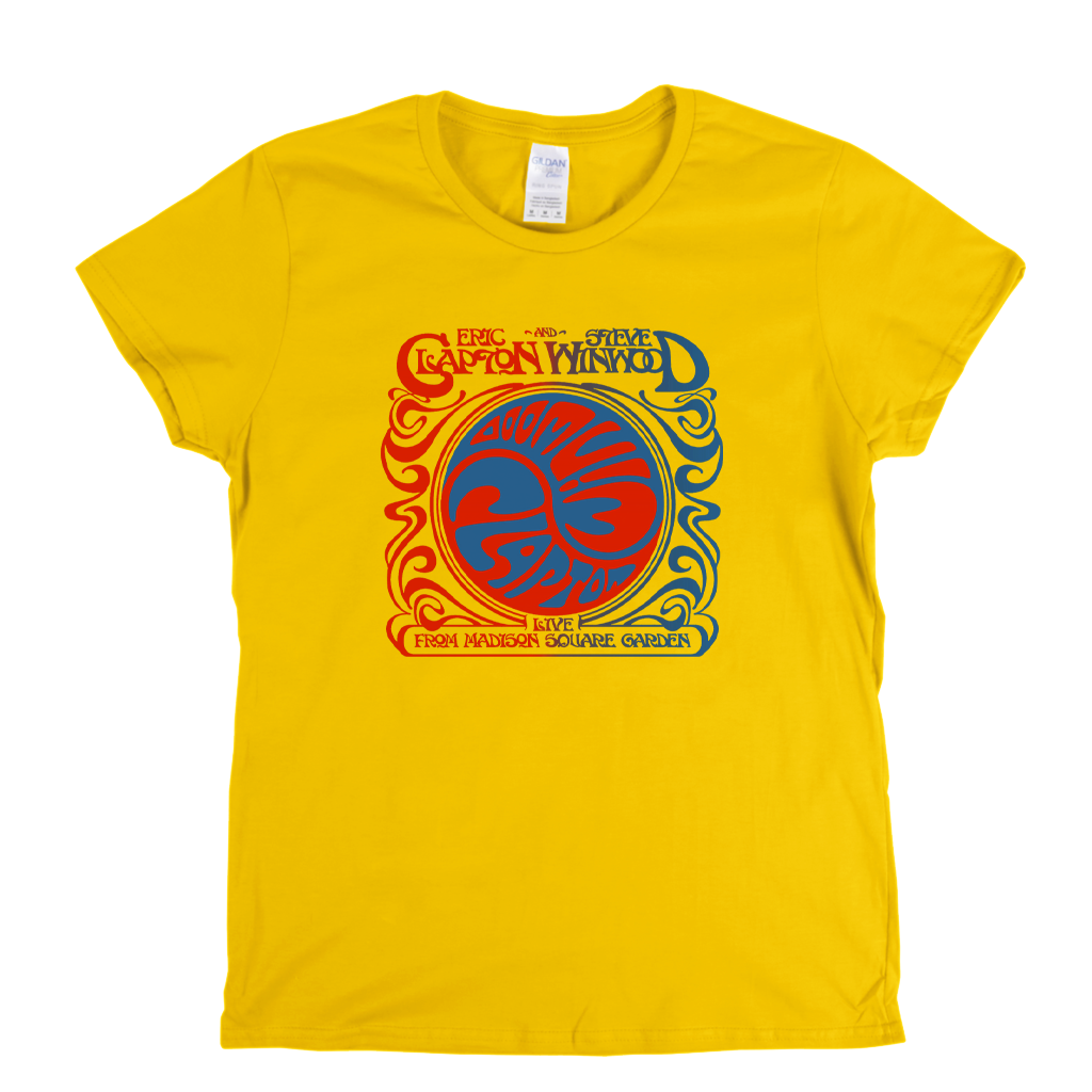 Eric Clapton Steve Winwood Live From Madison Square Garden Womens T-Shirt
