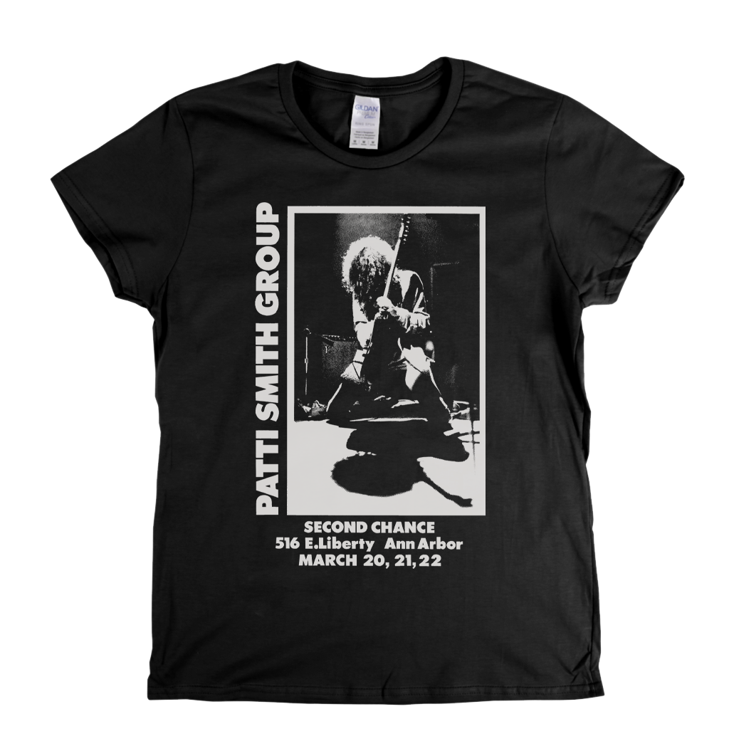 The Patti Smith Group Second Chance Poster Womens T-Shirt
