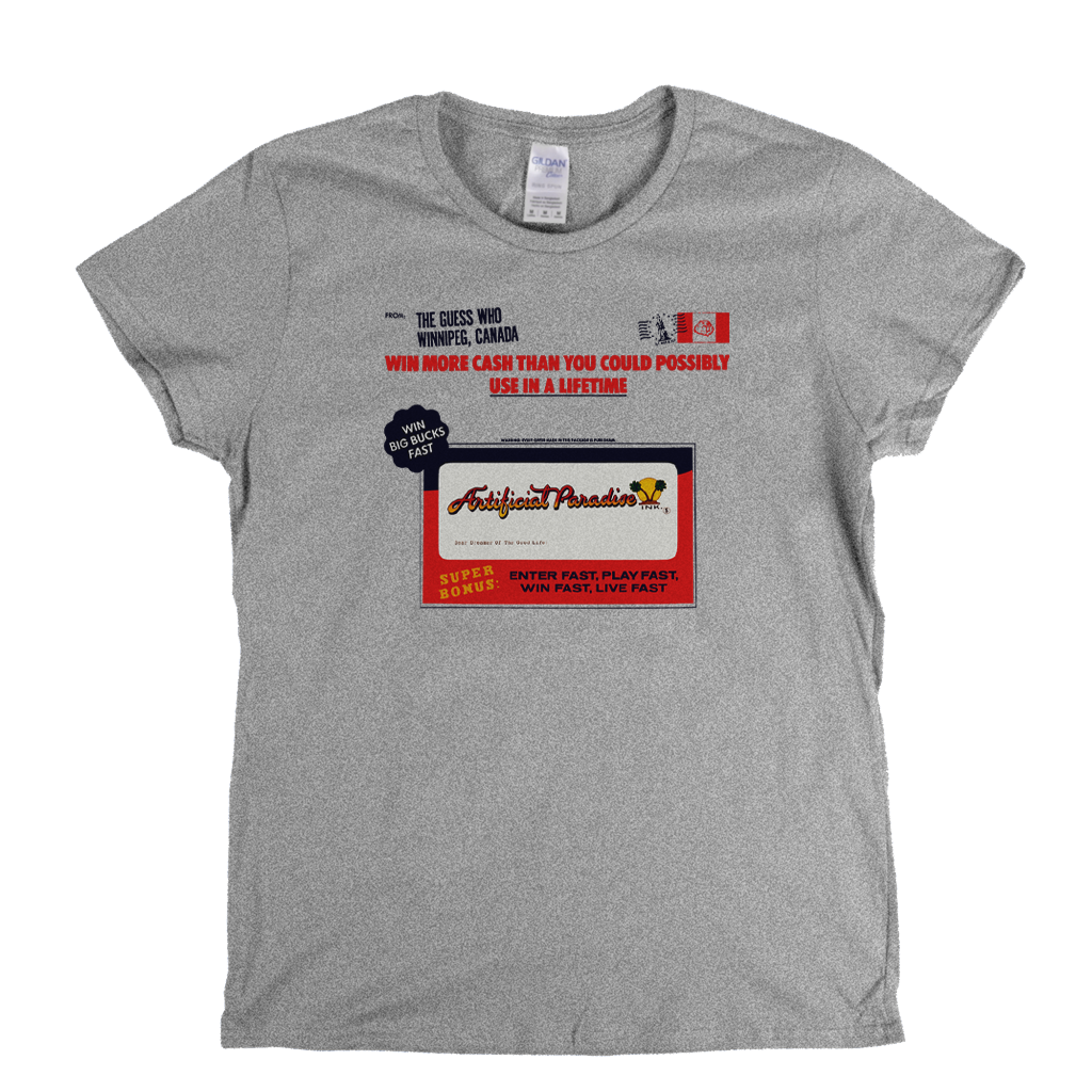 The Guess Who Artificial Paradise Womens T-Shirt