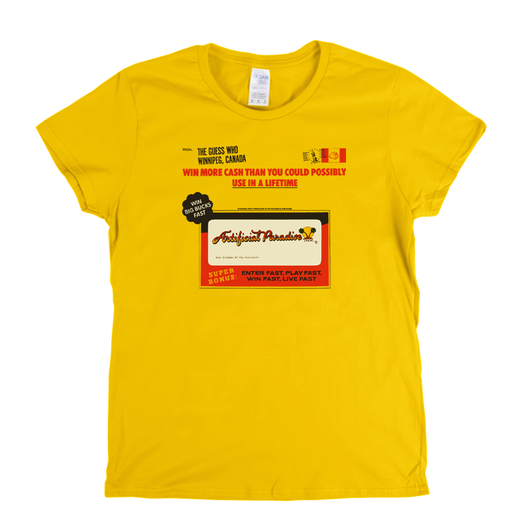 The Guess Who Artificial Paradise Womens T-Shirt